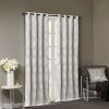 1 Piece Ogee Knitted Jacquard Total Blackout Curtain Panel