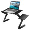 Foldable Laptop Table with Mouse Board. Aluminum Alloy. Use it at Home or for Travel
