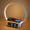 1 Piece 18W Alarm Clock Table Lamp. Wireless Charging