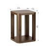Walnut Juliet End Table.