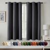 2 Panels, 63” Length Dark Mallard Blackout Curtains