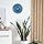 Indoor/Outdoor Blue Metal Flowers Wall Art