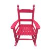 Children’s Rocking Rose Red Chair. Durable for Kids