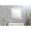36” x 36” LED Wall Mounted Bathroom Vanity Mirror - 3 Colors. Anti-Fog, Frontlit and Backlit, with Smart Touch Button and Memory Function.