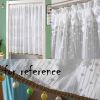 59" x 35" Semi-Sheer Half Window Curtain