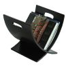 Oceanstar Contemporary Espresso Finish Wooden Magazine Rack