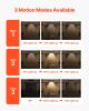 2-Pack Solar Farmhouse Outdoor Gooseneck Barn Sconce. Three Lighting Modes and Motion Sensor. E27 Bulb Compatible