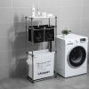 3 Tier Laundry Hamper and Sorter with 4 Removable Bags for Organizing Clothes, Laundry, Lights, Darks ,Three hooks