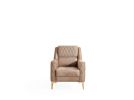 Luna Modern Living Room Chair in Copper