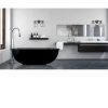 2-Light Black Wall Sconce Bathroom Vanity with Clear Glass Shade