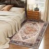 4' x 6' Area Rug, Machine Washable, Non-Slip Boho Print Pattern
