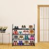 2 Sets of 4 Tiers Shoe Rack Shoe Towers. Shelf Storage Organizer
