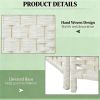 3-Panel White Folding Privacy Screen Room Divider