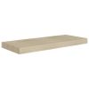 23.6" x 9.3" x 1.5" Oak Floating Wall Shelf