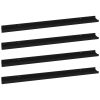 4 Black Wall Shelves. 4" x 3.5" x 1.2"