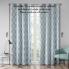 1 Panel Printed Ikat Blackout Curtain Panel