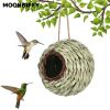 Charming Hand-woven Natural Grass Nest-like Hummingbird House