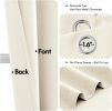 2 Panels, 63" Long Birch Blackout Curtains