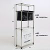 3 Tier Laundry Hamper and Sorter with 4 Removable Bags for Organizing Clothes, Laundry, Lights, Darks ,Three hooks
