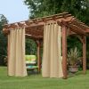 50" w x 120" l Beige Toile Outdoor Thermal Blackout Curtain