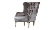 Baroque Style Chair in Taupe