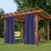 One Panel 50”W x 96”L Indoor/Outdoor Window Curtain.