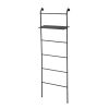 Matte Black Towel Stand Ladder
