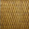 36" X 36" Gold Abstract Wood Hanging Dimensional Sculpture