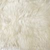 4' X 6' White Genuine Sheepskin Shag Area Rug