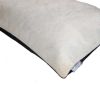12" X 20" Off White Cowhide Set Of 2 Pillows