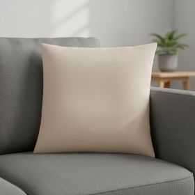 18" X 18" Gold Polyester Zippered Pillow
