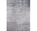 5' X 7' Slate Gray And Dark Gray Abstract Hand Loomed Area Rug