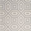8' X 10' Gray Wool Geometric Hand Tufted Area Rug