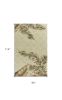 8' X 10' Sage Taupe And Green Wool Tropical Botanical Hand Tufted Area Rug