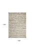 9' X 13' Wool Striped Hand Woven Area Rug