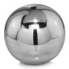 8" Silver Buffed Aluminum Decorative Orb