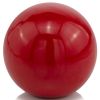 4" Red Aluminum Decorative Orb Tabletop Sculpture