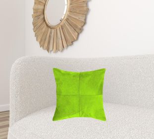 18" X 18" X 5" Lime Quattro  Pillow