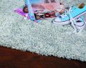 9' X 13' Slate Blue And Ivory Abstract Hand Woven Area Rug