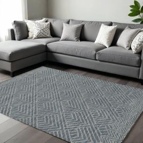 108 X 156 Denim Wool Rug
