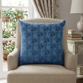 22" Navy Throw Pillow