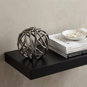 Silver Metal Tree Branch Sculpture