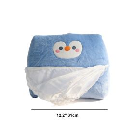 Blue Penguin Back Pillow (Option: 6926398663846)