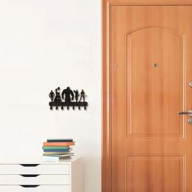 Mermaid-Themed Decorative Metal Wall Hooks For Kitchen (Option: Hook)