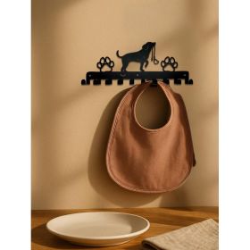 Rustic Entryway Organizer - Mounted Coat Hanger/Key Holder/Leash Rack (Option: Hook)