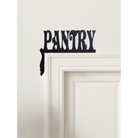 Hand Painted Rustic Wooden Vintage Farmhouse Wall Art (Option: Wrought iron decoration)