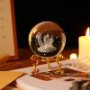 1pc Crystal Ball Art Decoration with Holiday, Ocean and Other Themes