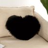 1pc Boho Love Heart Plush Throw Pillow - Machine Washable