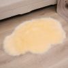 1pc, Fluffy Faux Fur Cloud Plush Rug - Machine Washable