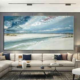 Large Hand Painted Seascape Painting. (Style: 01, size: 100x150)